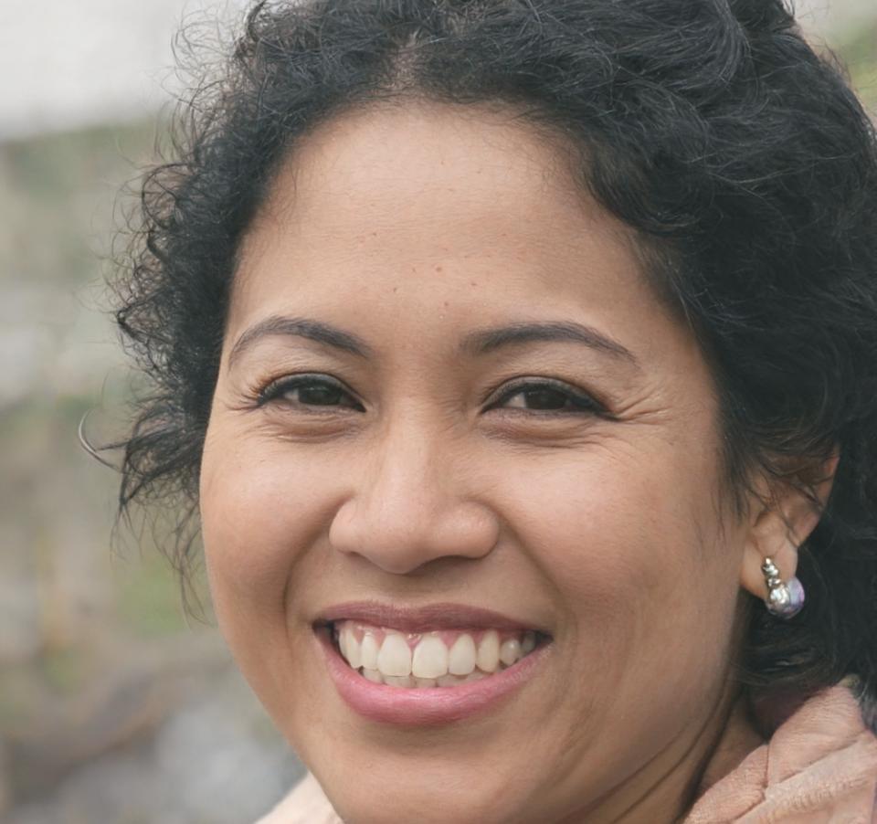 Zufriedene Kundin